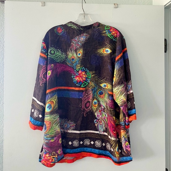 Citron Multicolor Abstract Top - Picture 2 of 5